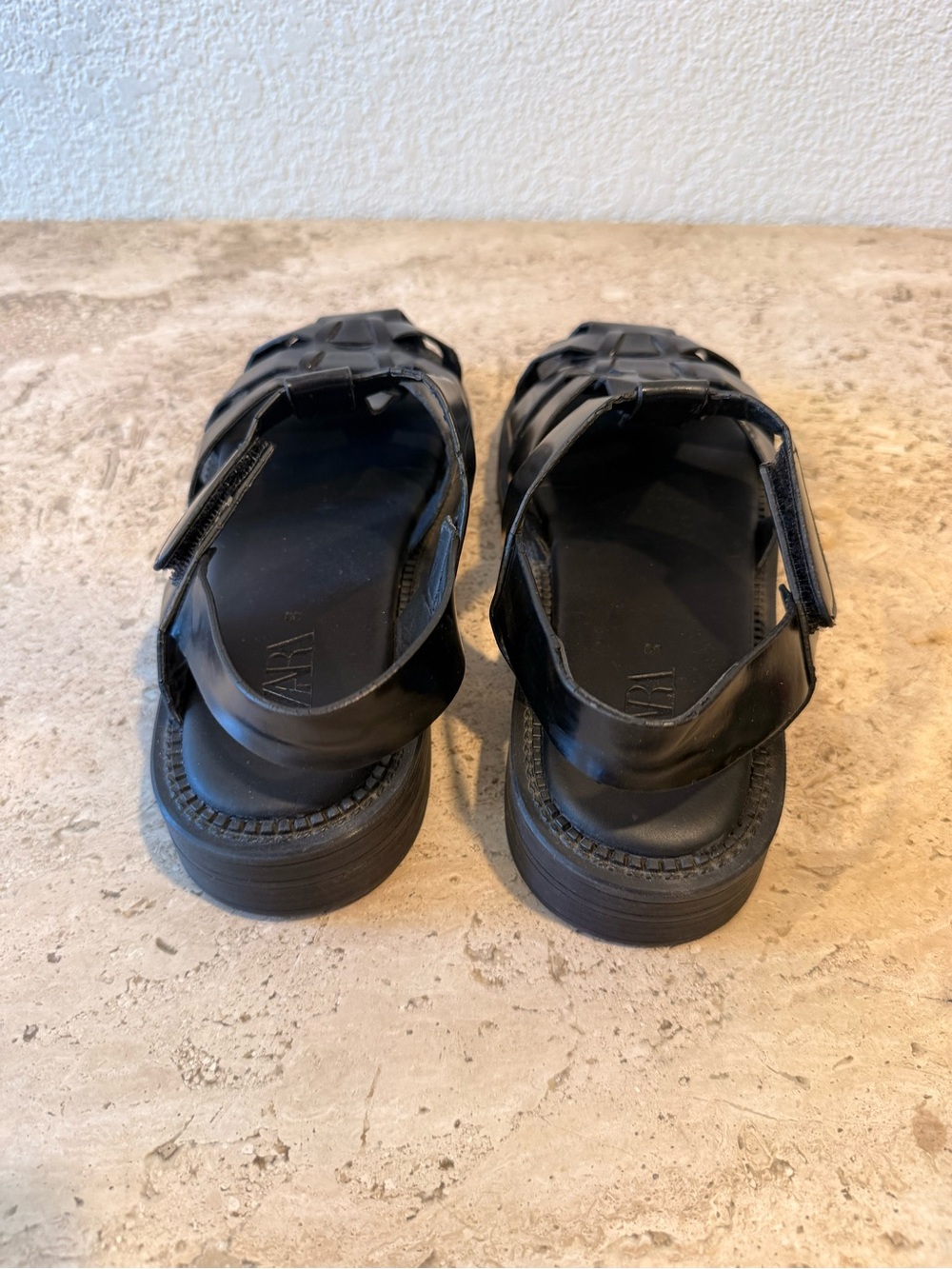 ZARA Chunky Fisherman Sandals - Picture 4 of 5
